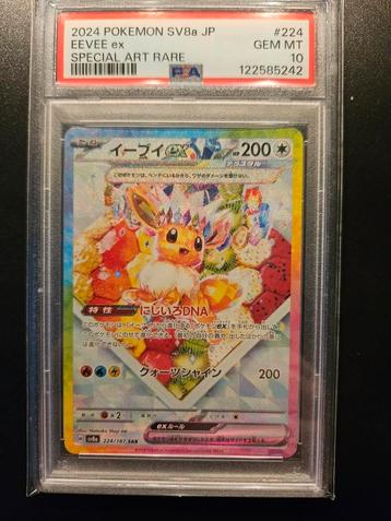 Eevee ex 224 japans PSA 10 beschikbaar voor biedingen