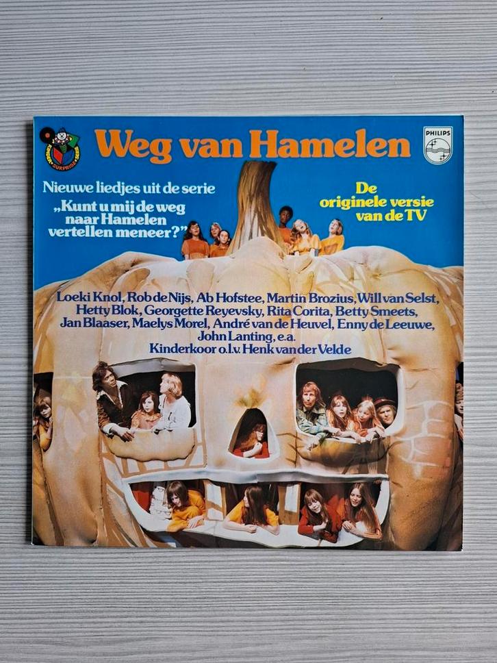 Various Artists - Weg van Hamelen Lp, Cd's en Dvd's, Vinyl | Kinderen en Jeugd, Gebruikt, Verhaal of Sprookje, 6 tot 9 jaar, Vanaf 10 jaar