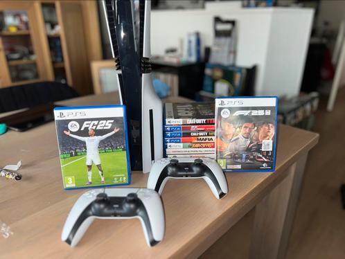 Ps5 pro set compleet, Spelcomputers en Games, Spelcomputers | Sony PlayStation Consoles | Accessoires, Zo goed als nieuw, PlayStation 5
