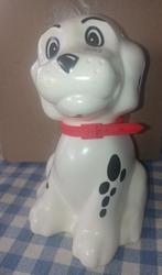 Dalmatiër Rabobank spaarpot met rode riem., Ophalen of Verzenden, Gebruikt, Kunststof, Strip- of Tekenfilmfiguur