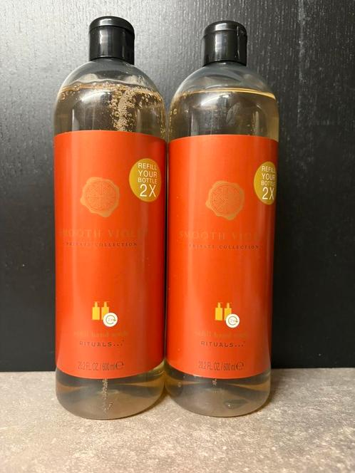 Rituals of Smooth Violet handzeep navulling 600ml, Sieraden, Tassen en Uiterlijk, Uiterlijk | Lichaamsverzorging, Nieuw, Overige typen