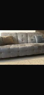 Comfortabele grijze bank, Huis en Inrichting, Banken | Bankstellen, Ophalen, Gebruikt, 75 tot 100 cm, Rechte bank