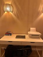 Ikea bureau alex 132x58 zgan, Huis en Inrichting, Bureaus, Ophalen, Zo goed als nieuw, Bureau