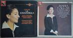 Box met 2LP en 1 LP Maria Callas, Cd's en Dvd's, Vinyl | Klassiek, Gebruikt, Ophalen of Verzenden, Opera of Operette, Modernisme tot heden