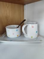 Melk en suikerset, Ophalen, Overige typen, Overige stijlen, Glas