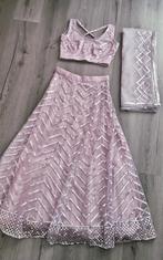 Indian Bollywood party lehenga, Indian, Overige typen, Verzenden, Paars