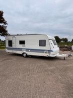 Hobby 560 KMFE 2001 - Nette caravan met mover!, Caravans en Kamperen, Caravans, Vast bed, Hobby, Particulier, Tot en met 6