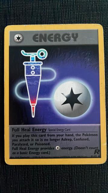 Trainer Full Heal Energy Team Rocket 81/82 beschikbaar voor biedingen