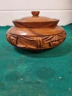 pot houtsnijwerk met deksel, Ophalen of Verzenden, 'T Olde Gre-j, Info@toldegrej.nl, Endepoelstraat 20f Didam
