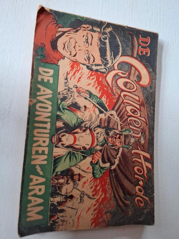 De Gouden Horde - Avonturen Aram stripboek, Boeken, Stripboeken, Gelezen, Eén stripboek, Ophalen of Verzenden