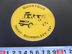sticker buurtbus tricht buurmalsen est - strip bus mercedes*, Ophalen, Zo goed als nieuw, Bedrijf of Vereniging