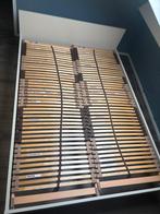 140x200 twee persoons bed incl lattenbodems 2x 70x200cm, Ophalen, Tweepersoons, 140 cm, Zo goed als nieuw