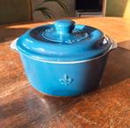 Blauwe keramische braadpan Fontignac, Huis en Inrichting, Overige materialen, Nieuw, Ophalen of Verzenden, Keramische plaat