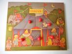 Vintage houten kinderpuzzel. Circus / clown / wilde dieren., Ophalen, 2 tot 4 jaar, Zo goed als nieuw, Van hout