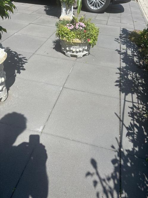 Mooie grote tuintegels 60x60, Tuin en Terras, Tegels en Klinkers, Gebruikt, Terrastegels, Beton, 10 m² of meer, Ophalen