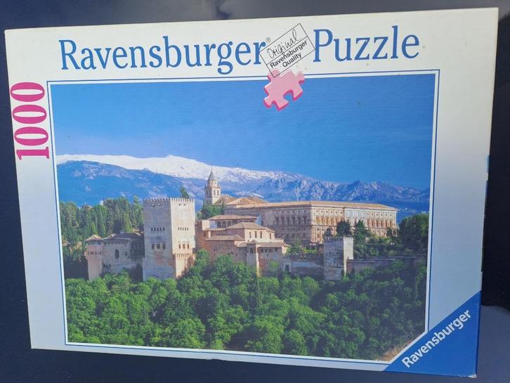 Granada, La Alhambra, Hobby en Vrije tijd, Denksport en Puzzels, Gebruikt, Legpuzzel, 500 t/m 1500 stukjes, Ophalen