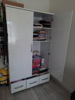 Kledingkast wit, Ophalen, Gebruikt, 100 tot 150 cm, 150 tot 200 cm
