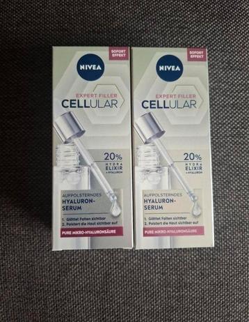 2 nieuwe verpakkingen Nivea Cellulair opvullend hyaluronzuur beschikbaar voor biedingen