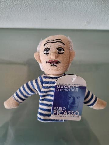 PABLO PICASSO, VINGERPOPPETJE/KOELKASTMAGNEET, 10cm, Nieuw! beschikbaar voor biedingen
