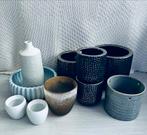 Verschillende Bloempotten Als nieuw, Rond, Zo goed als nieuw, Aardewerk, Tuin