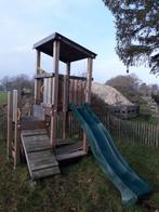 Speeltoestel met glijbaan en zandbak, Ophalen, Gebruikt, Zandbak
