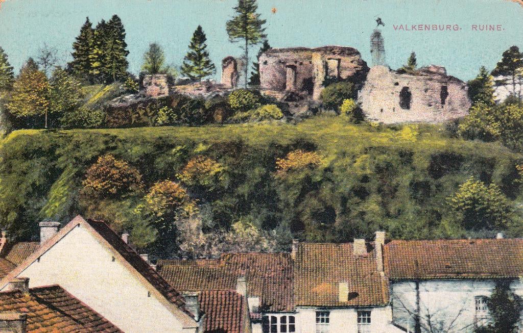 06377 Valkenburg - Ruïne - gel. 1914, Verzenden, Voor 1920, Gelopen, Limburg