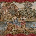 Wandkleed gobelin middeleeuws wassende vrouwen 54/45, Huis en Inrichting, Gebruikt, Etten-Leur, DJT@dejuistetoon.eu, Ophalen of Verzenden