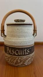 Koekjes koek pot Engeland gebakken keramiek, Ophalen of Verzenden, Zo goed als nieuw, Rechthoekig, Riet