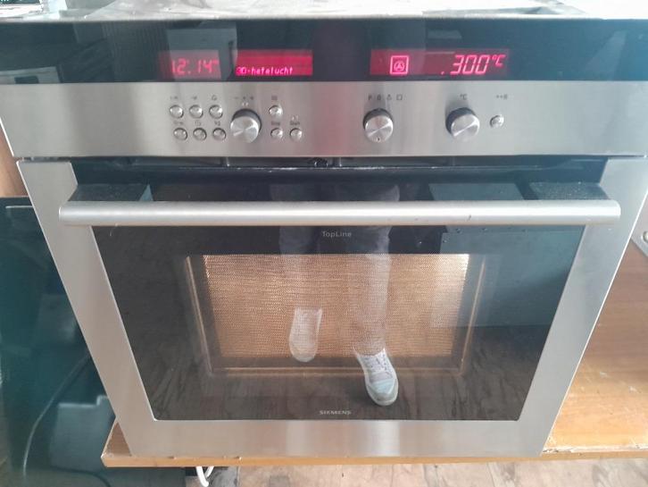 NETTE 60X60 SIEMENS HB870570 COMBI MAGNETRON/OVEN TE KOOP, Witgoed en Apparatuur, Magnetrons, Gebruikt, Inbouw, Combimagnetron