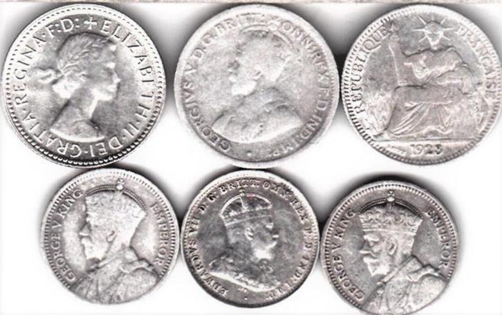 DIVERSE MUNTEN ZILVER, Postzegels en Munten, Munten | Nederland, Vóór koninkrijk, Zilver, Verzenden