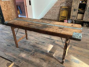 Eettafel / markttafel inklapbaar beschikbaar voor biedingen