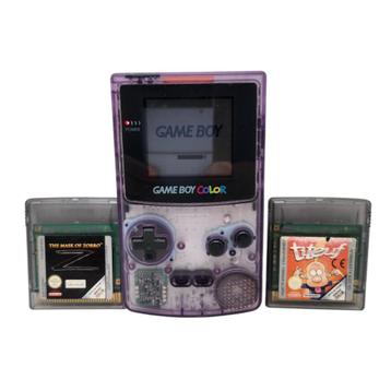Nintendo Game Boy Color Atomic Purple | Incl. 2 games | The beschikbaar voor biedingen