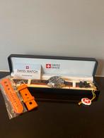 Scania Swiss Watch - Zeldzaam!, Sieraden, Tassen en Uiterlijk, Overige merken, Leer, Staal, Polshorloge