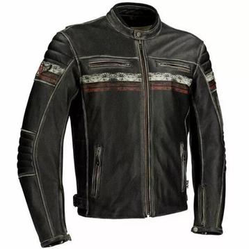 Segura 70 Cruze leren retro biker motorjack - zwart XL beschikbaar voor biedingen