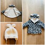 🌸 Schattige teddy jas met berenoortjes maat 80 + muts 🌸, Kinderen en Baby's, Babykleding | Maat 80, Ophalen of Verzenden, Zo goed als nieuw