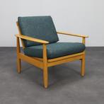 Vintage Danish Lounge Chair, 1970s, Ophalen, Gebruikt, Hout, Scandinavian, Vintage