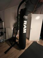 Staande standaard + bokszak + 5x 20kg, Ophalen, Zo goed als nieuw, Bokszak