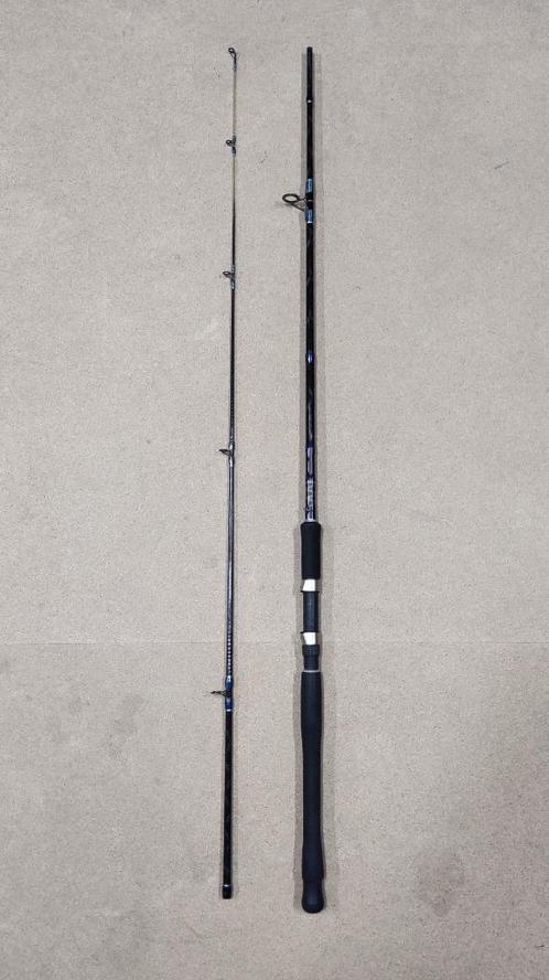 zeehengel ron thompson hardcore II spin 40 gram 2,40 meter, Watersport en Boten, Hengelsport | Zeevissen, Zo goed als nieuw, Werphengel