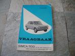 Origineel instructie boekje Simca 1100, Ophalen of Verzenden