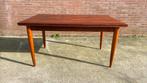 Vintage Deense Palissander uitschuifbare eettafel, Ophalen, Gebruikt, 200 cm of meer, Vijf personen of meer