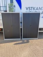 Roldeurkasten aluminium grijs / deuren zwart, 100 tot 150 cm, Ophalen of Verzenden, Zo goed als nieuw, Metaal