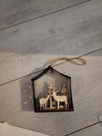 Kerst hanger hout ijzer rendier silhouet, Diversen, Kerst, Ophalen of Verzenden, Zo goed als nieuw