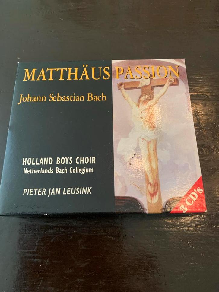 Matthäus Passion - J.S. Bach - 3 CD's, Cd's en Dvd's, Cd's | Klassiek, Zo goed als nieuw, Vocaal, Barok, Boxset, Ophalen of Verzenden