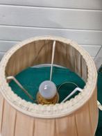 tafellamp tinnen voet vintage roze kap, Ophalen of Verzenden, 'T Olde Gre-j, Info@toldegrej.nl, Endepoelstraat 20f Didam