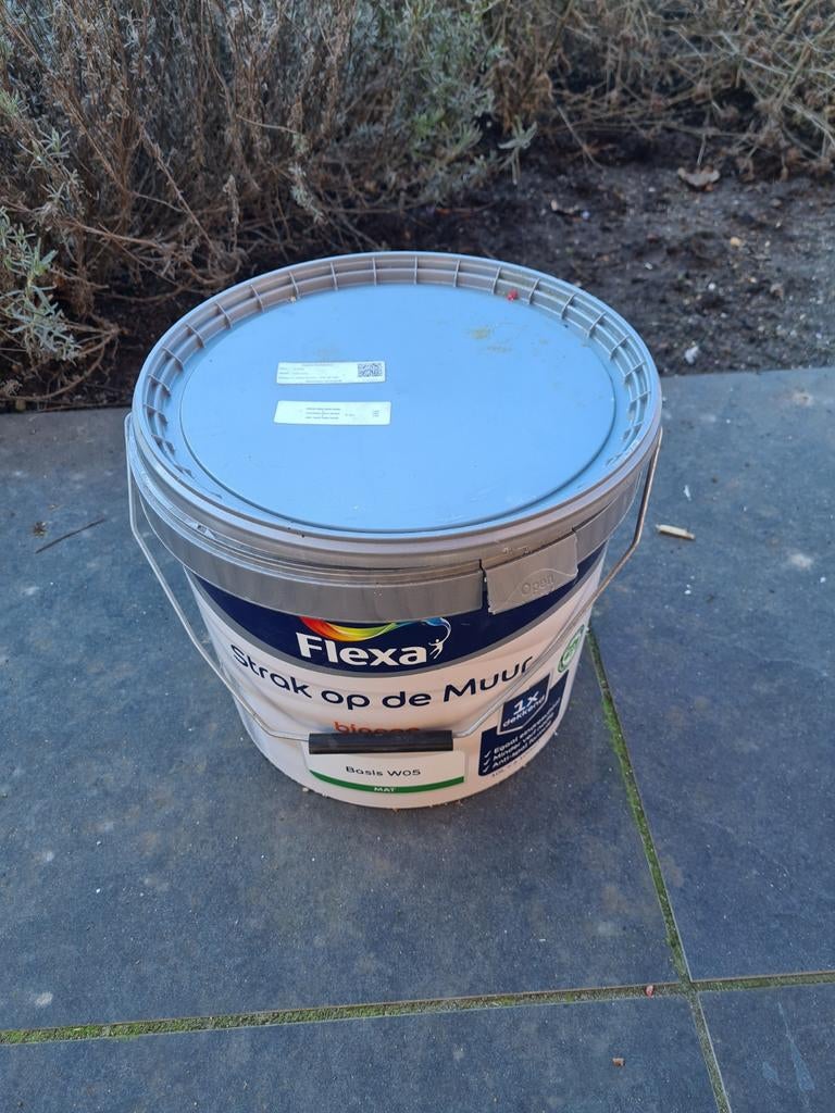 Flexa muurverf grijsblauw, Ophalen, Overige kleuren, 5 tot 10 liter, Verf