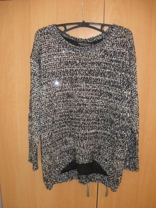 zwart wit trui van cherry couture in maat 42, Kleding | Dames, Truien en Vesten, Zo goed als nieuw, Maat 42/44 (L), Zwart, Verzenden