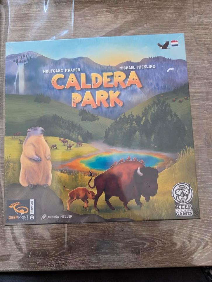 Caldera park nieuw in folie, Hobby en Vrije tijd, Gezelschapsspellen | Bordspellen, Nieuw, Ophalen of Verzenden