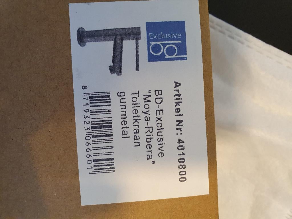 Moya Ribera Best Design GUN METAL wastafelkraan Toiletkraan, Huis en Inrichting, Nieuw, Grijs, Minder dan 100 cm, 25 tot 50 cm