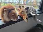 3 dierenkoppen wild&soft ( giraffe, leeuw en olifant), Kinderen en Baby's, Kinderkamer | Inrichting en Decoratie, Ophalen of Verzenden