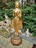 Thailand: Kapitale 19e Eeuwse Bronzen Rattanakosin Boeddha, Antiek en Kunst, Kunst | Beelden en Houtsnijwerken, Ophalen of Verzenden